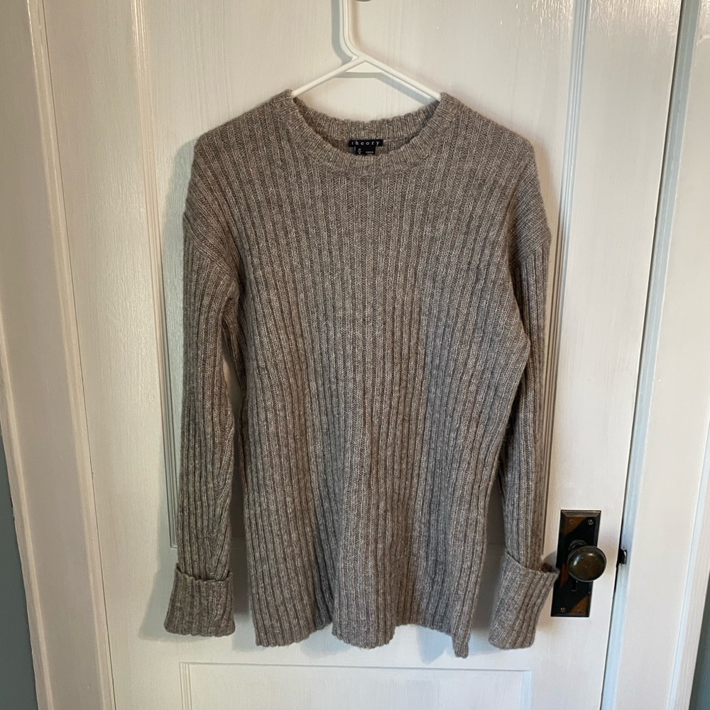 Theory ribbed soft sweater